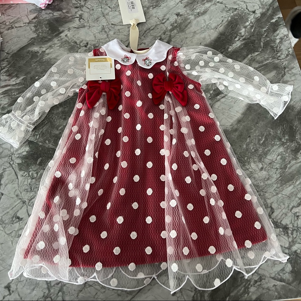 18month Dondolo Christmas dress - never worn